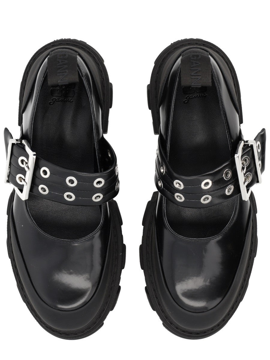 Ganni Women's Ballerina Black