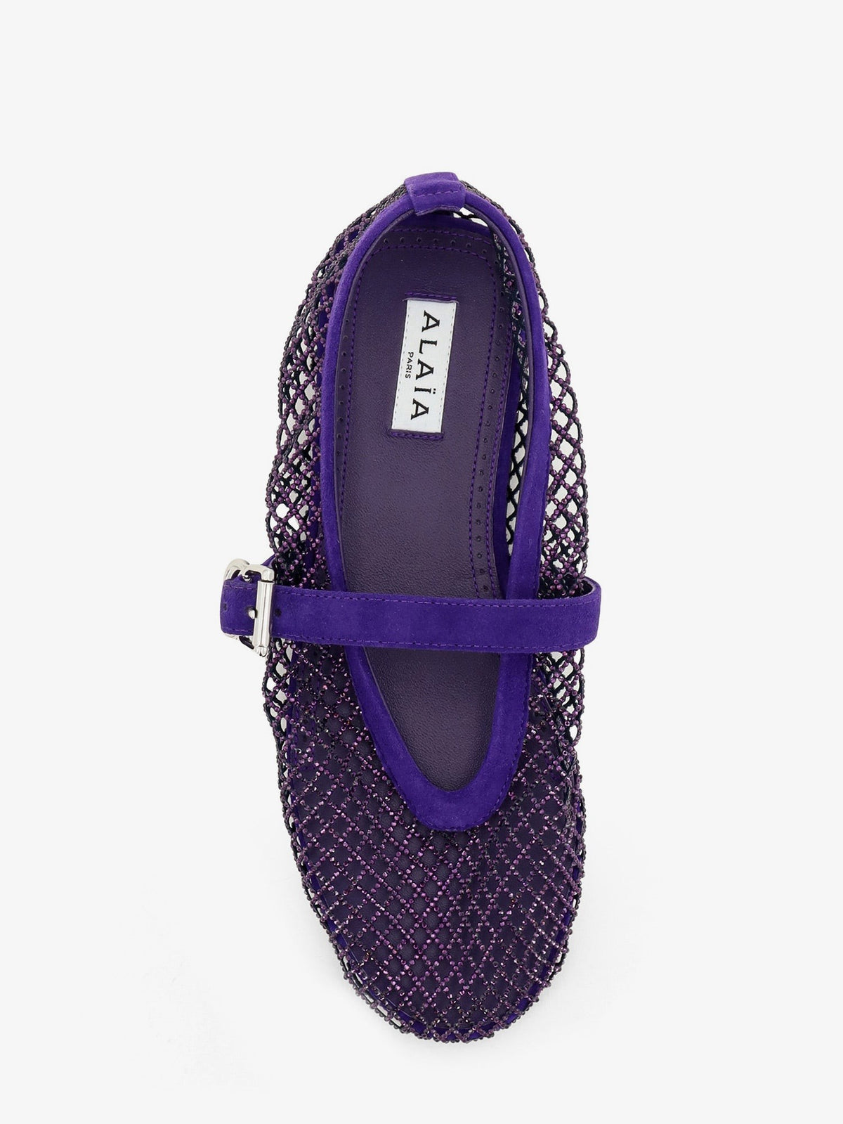 ALAÏA Women's Flat Mesh Ballerinas Ballet Flats Iris, view 5