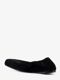 ALAÏA Women's Ballet Flats Suede Ballerinas Black