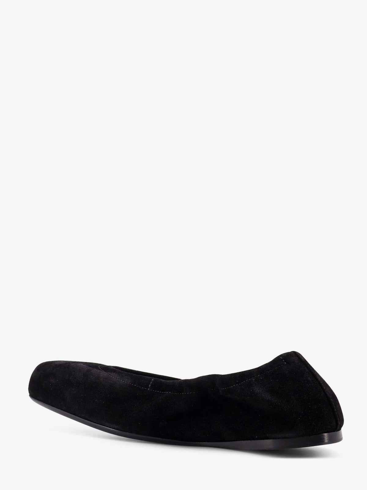 ALAÏA Women's Ballet Flats Suede Ballerinas Black, view 4