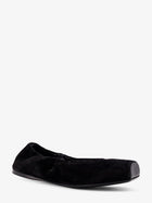 ALAÏA Women's Ballet Flats Suede Ballerinas Black, view 3