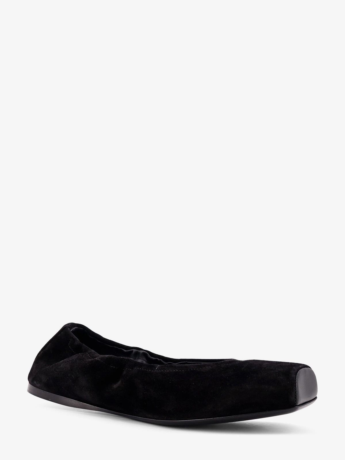 ALAÏA Women's Ballet Flats Suede Ballerinas Black, view 3
