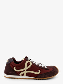 Loewe Men's Ballet Runner Nylon and Suede Sneakers White