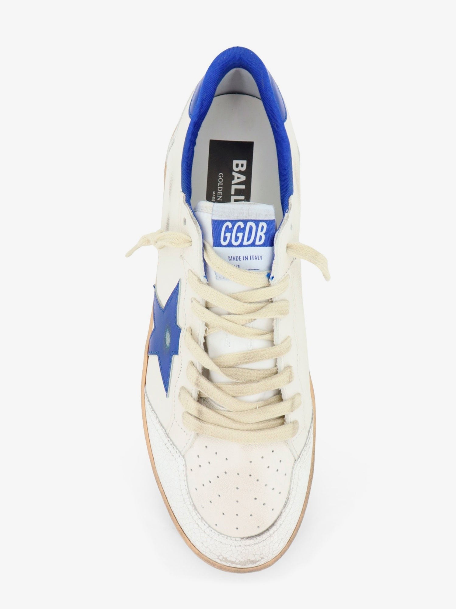 Golden Goose Men's Ballstar Leather Sneakers White