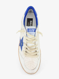 Golden Goose Men's Ballstar Leather Sneakers White