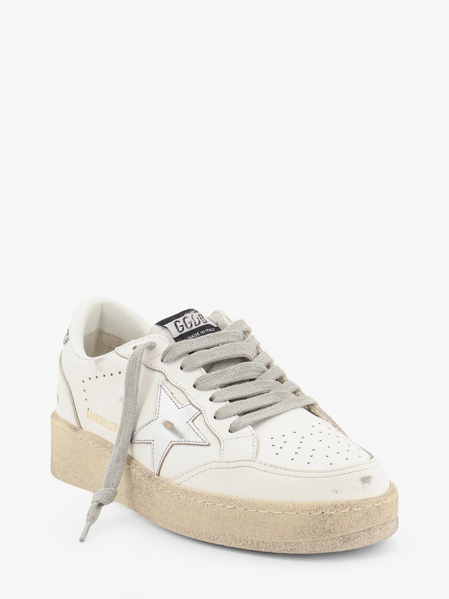 Golden Goose Women's Ballstar Leather Sneakers White