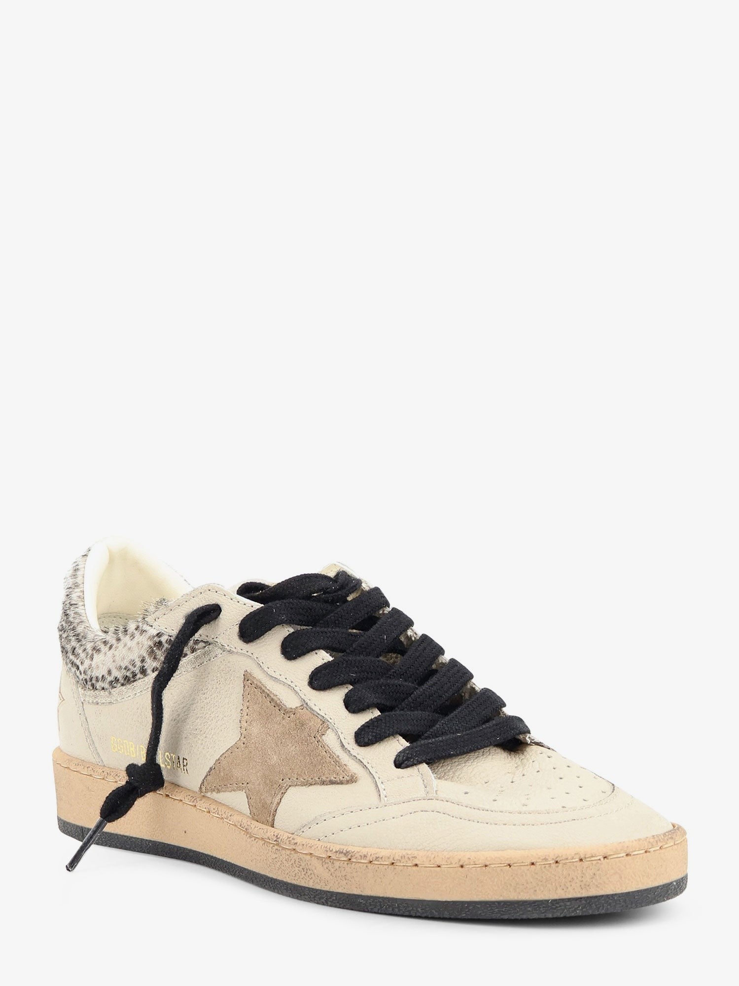 Golden Goose Women's Ballstar Leather Sneakers Black