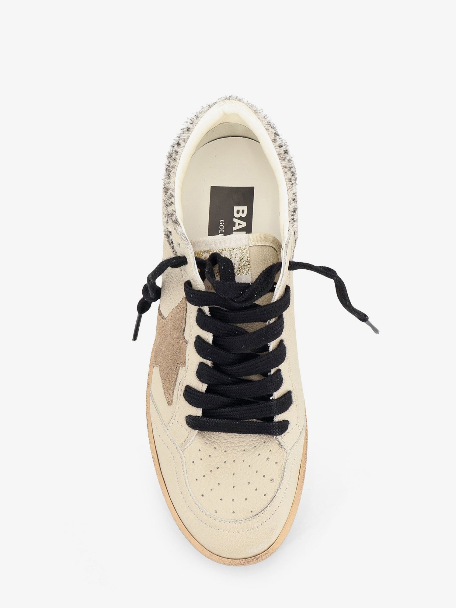 Golden Goose Women's Ballstar Leather Sneakers Black
