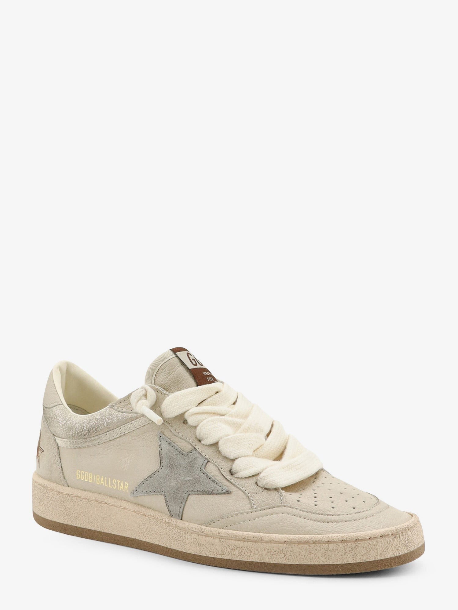 Golden Goose Women's Ballstar Leather Sneakers White