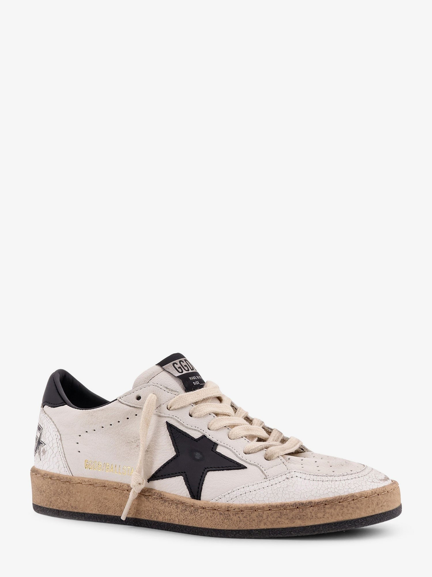 Golden Goose Women's Ballstar Leather Sneakers Black
