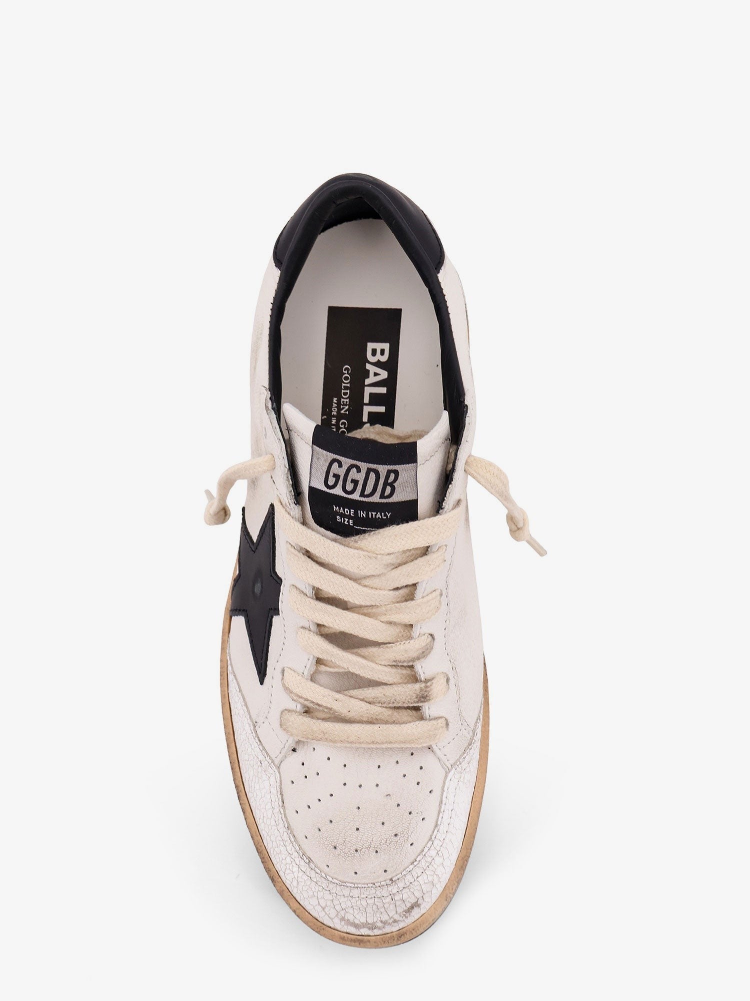Golden Goose Women's Ballstar Leather Sneakers Black