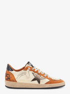 Golden Goose Men's Ballstar Sneakers in Suede and Leather White