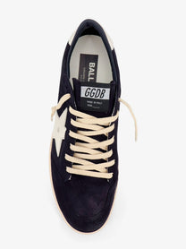 Golden Goose Men's Ballstar Suede Sneakers White