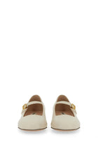 Bally Women's Pump in Leather White, view 6