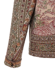 ETRO Balmacaan Neck Overshirt Gold