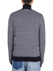 Balmain - Balmain Monogram Logo Shirt - Men’s Knitwear