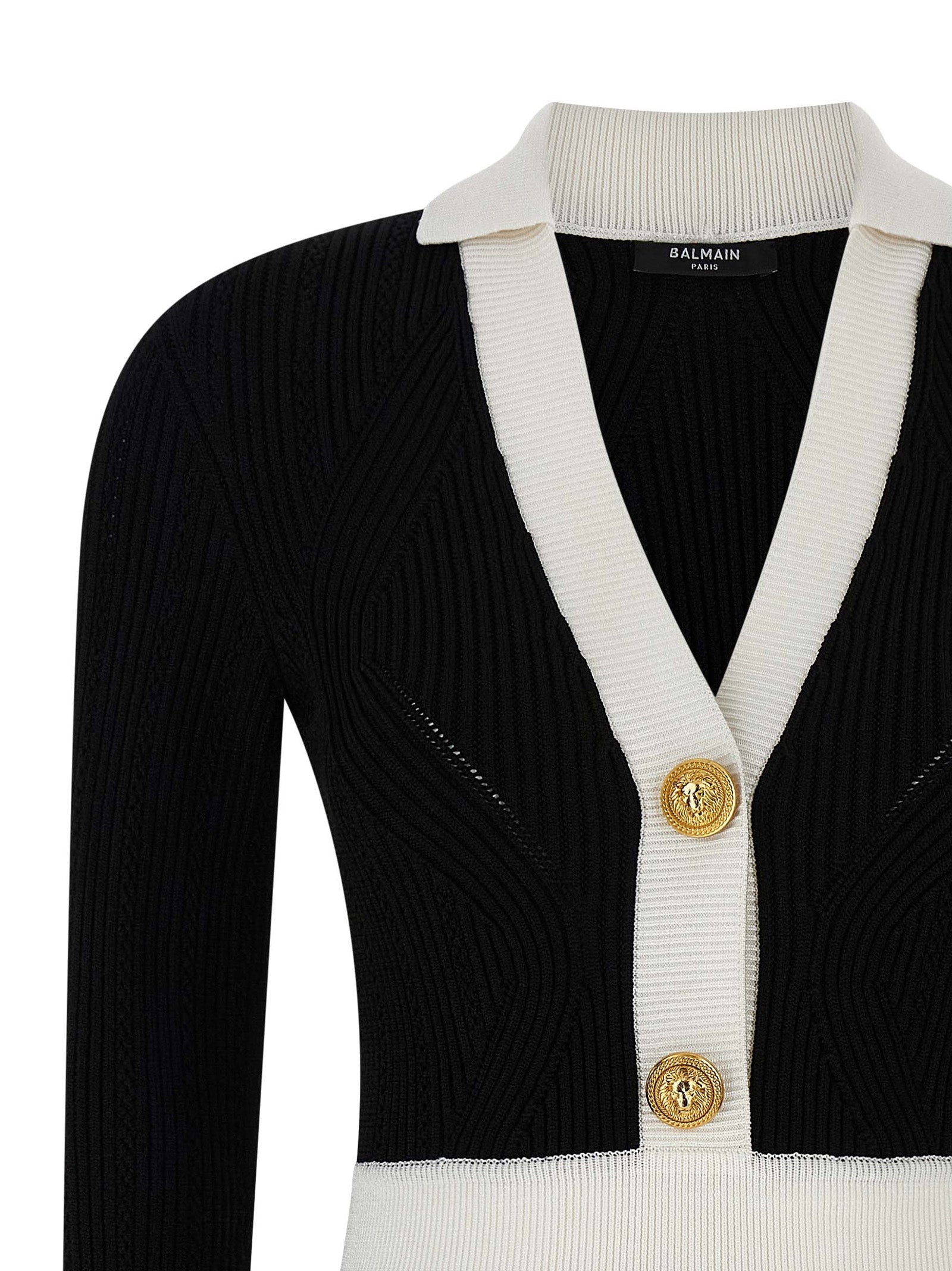 BALMAIN - BALMAIN - Two-tone dress - Women’s Clothing