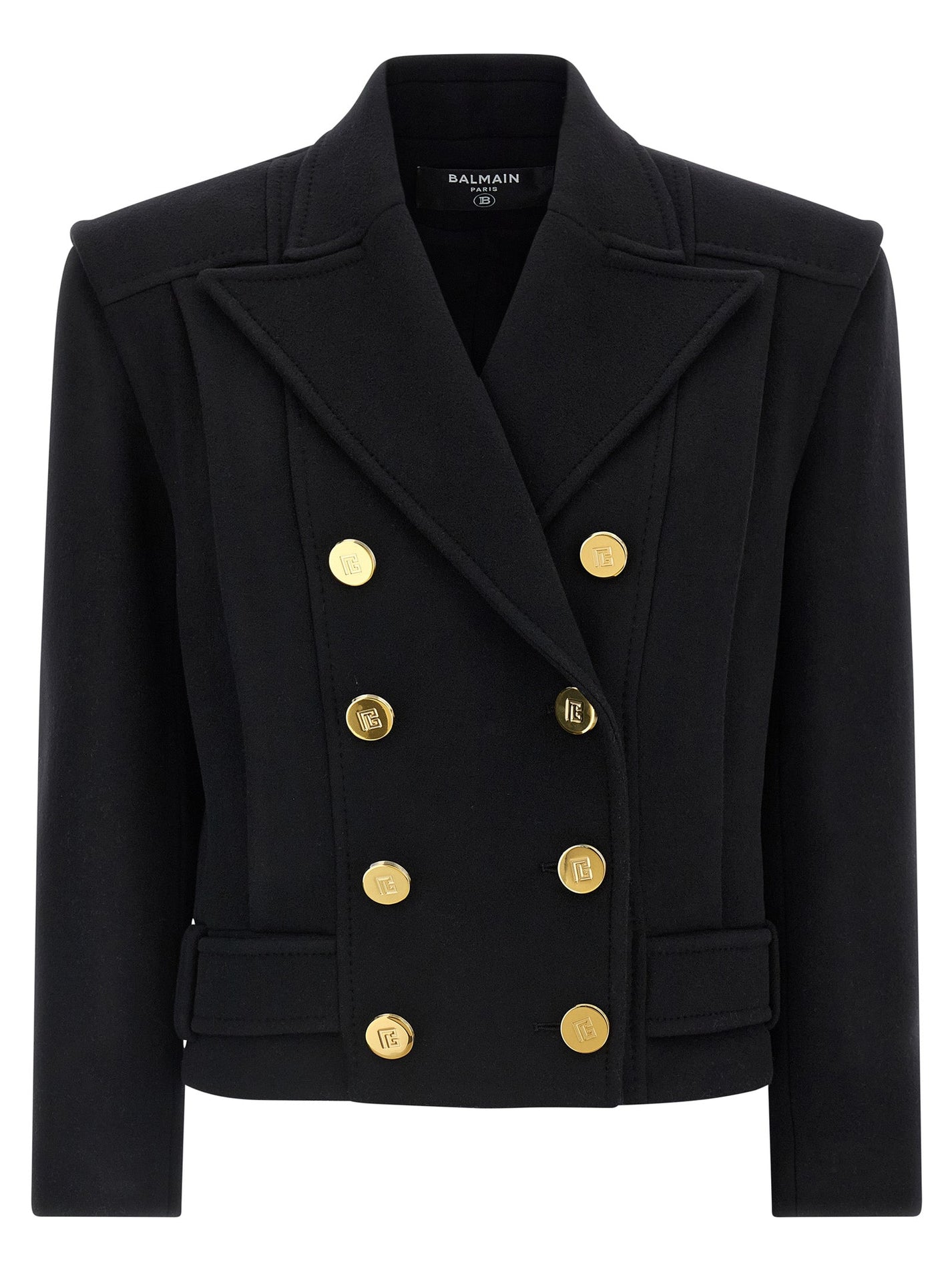 BALMAIN - BALMAIN - Double-breasted coat - Women’s Outerwear