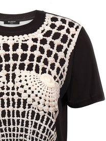 BALMAIN - BALMAIN - Trompe l’oeil t-shirt - Women’s Tops