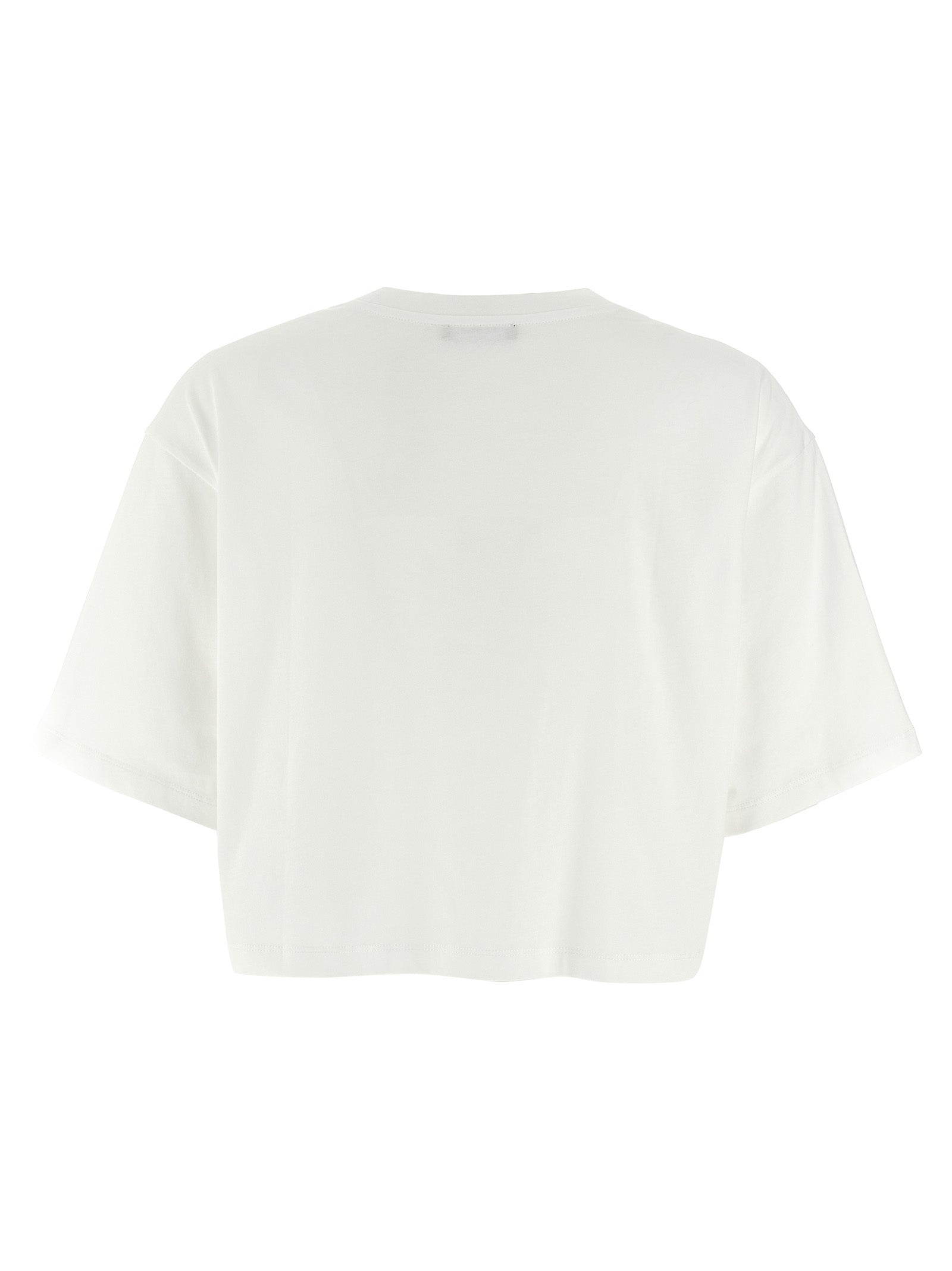 BALMAIN - BALMAIN - Logo crop T-shirt - Women’s Tops