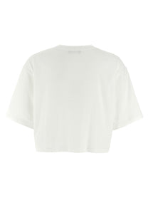 BALMAIN - BALMAIN - Logo crop T-shirt - Women’s Tops