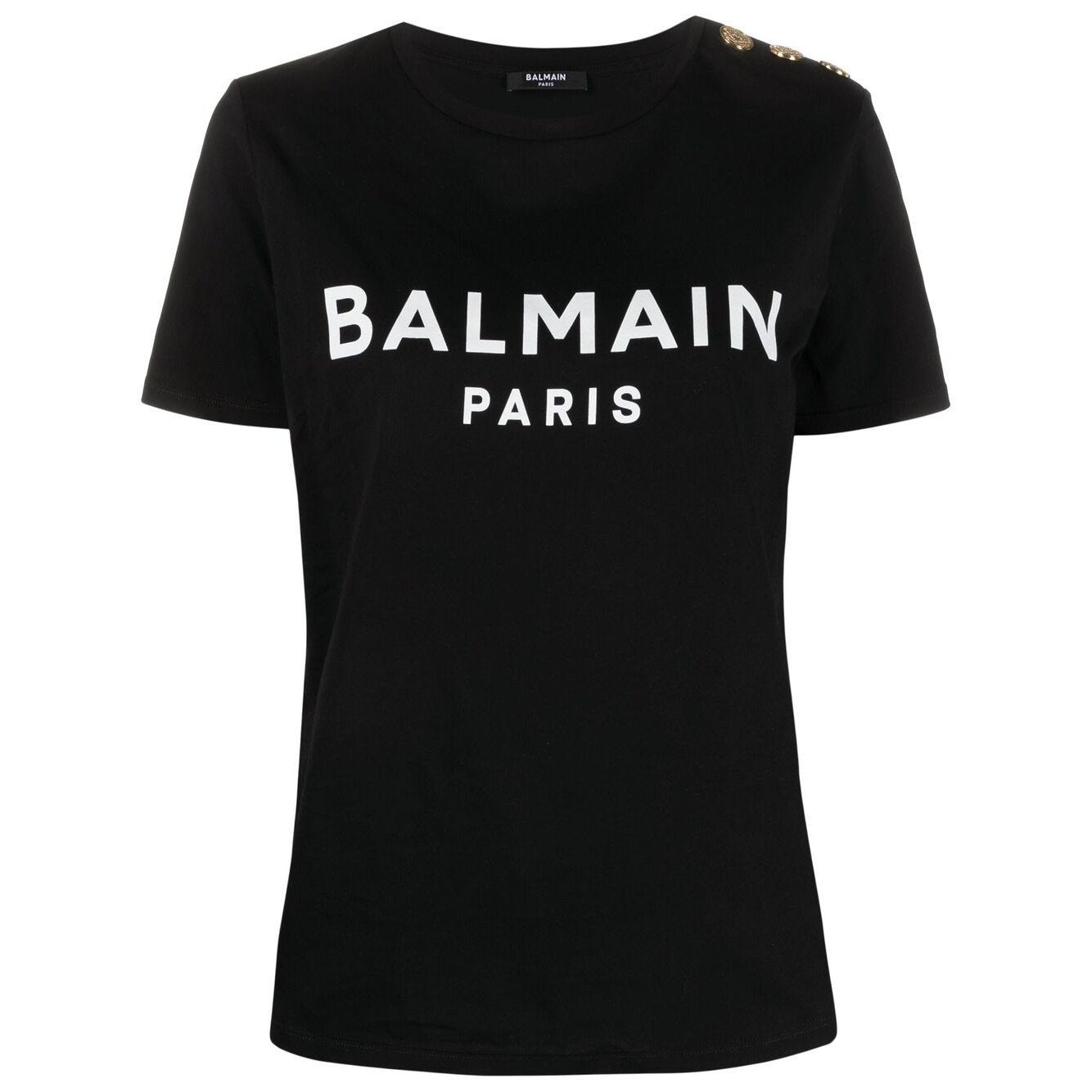 Balmain - Balmain T-shirts and Polos Black - Women’s Clothing