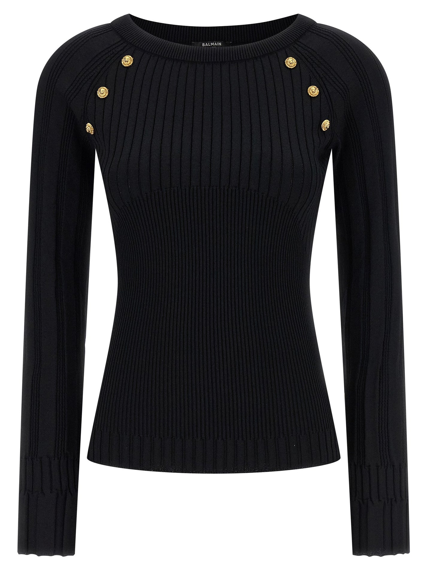 BALMAIN - BALMAIN - 3 buttons sweater - Women’s Knitwear