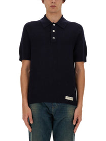 Balmain - Balmain Merino Wool Polo Shirt - Men’s Tops