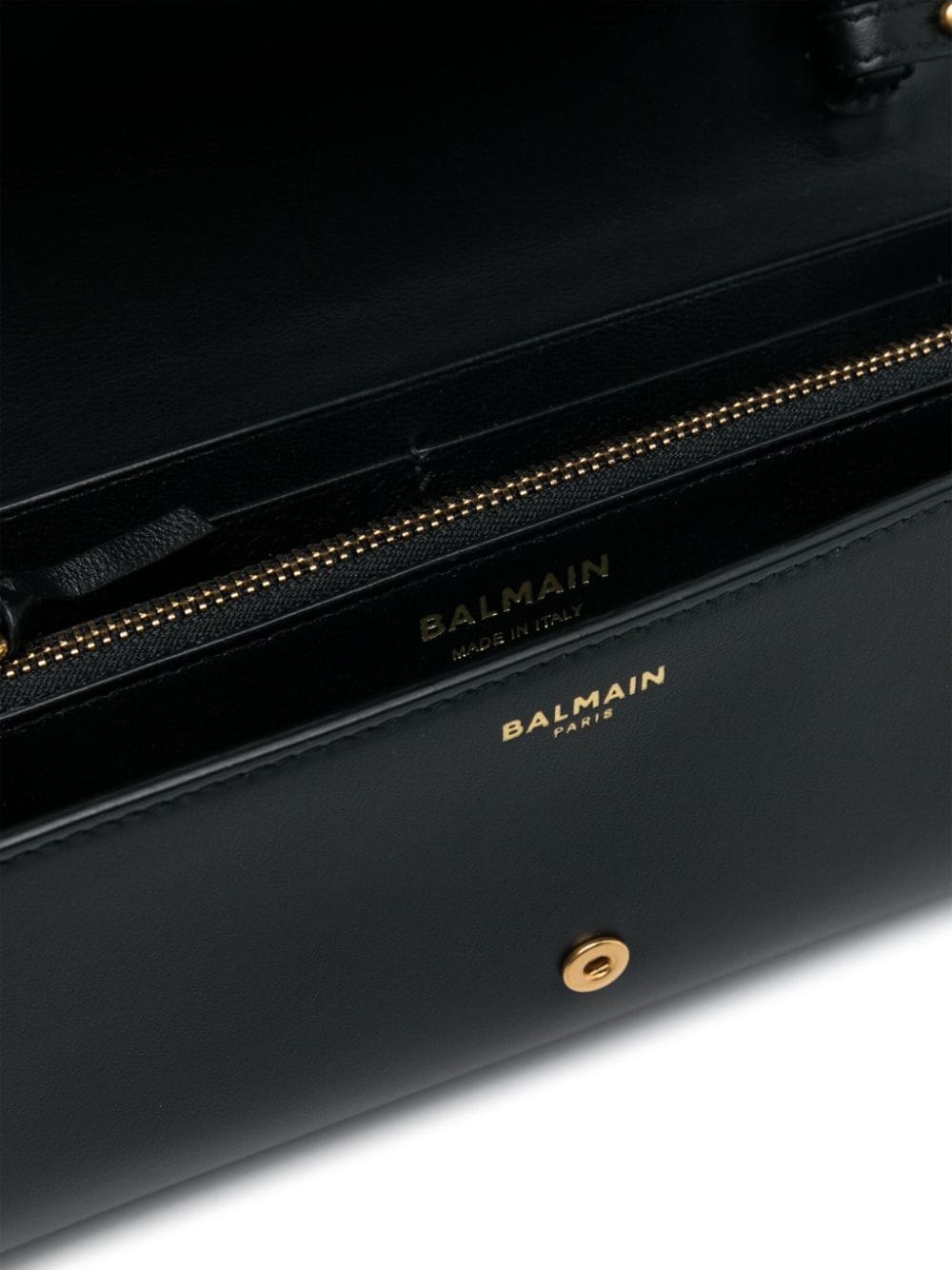 Balmain Balmain logo plaque leather crossbody bag Women’s Bags