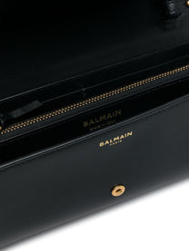 Balmain Balmain logo plaque leather crossbody bag Women’s Bags