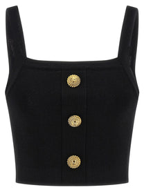 BALMAIN - BALMAIN - Top 3 buttons - Woman,Clothing,Tops,