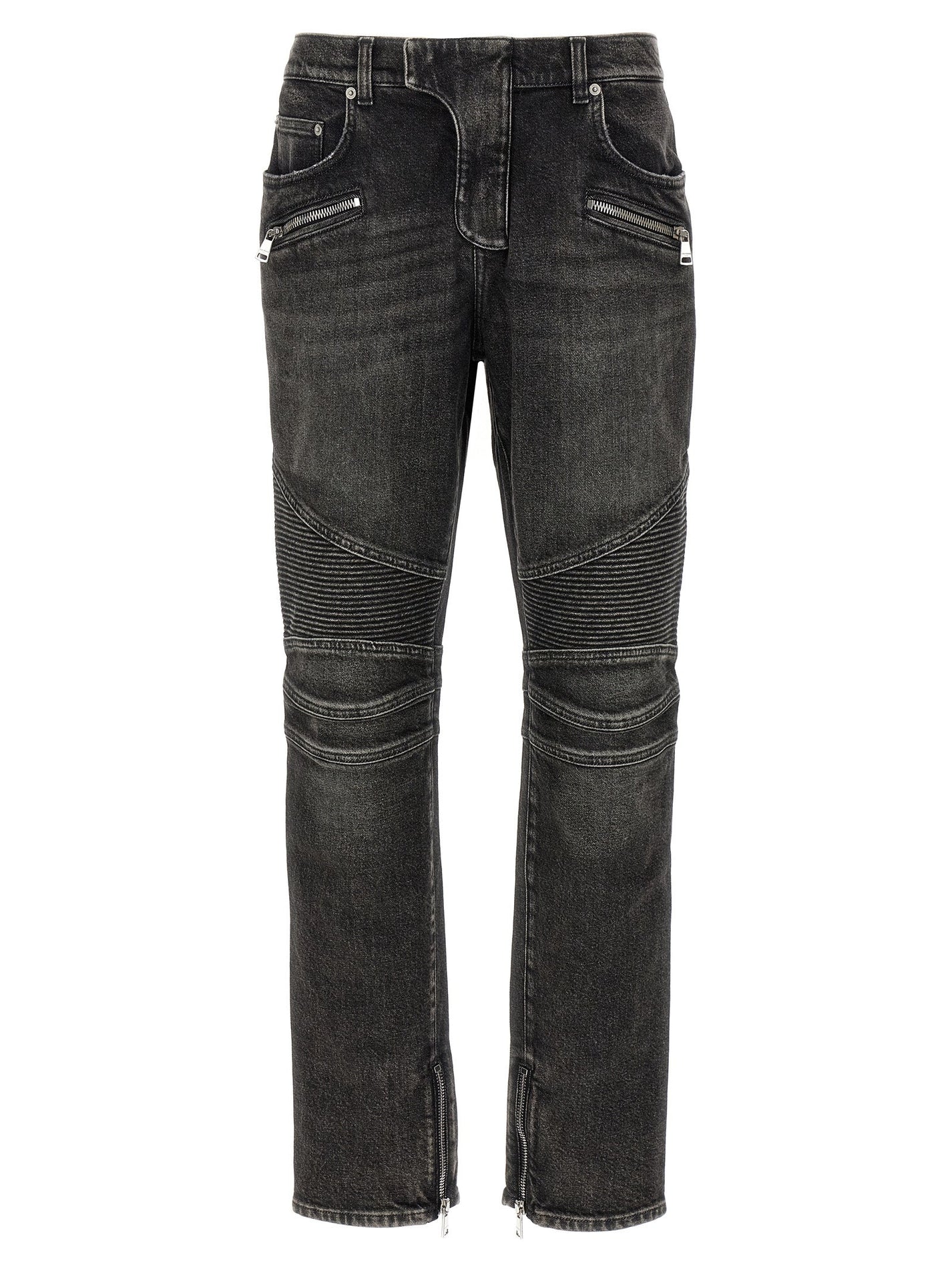 BALMAIN - BALMAIN - ’Biker’ jeans - Men’s Bottoms
