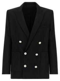 BALMAIN - BALMAIN - Grain de poudre blazer - Men’s Clothing