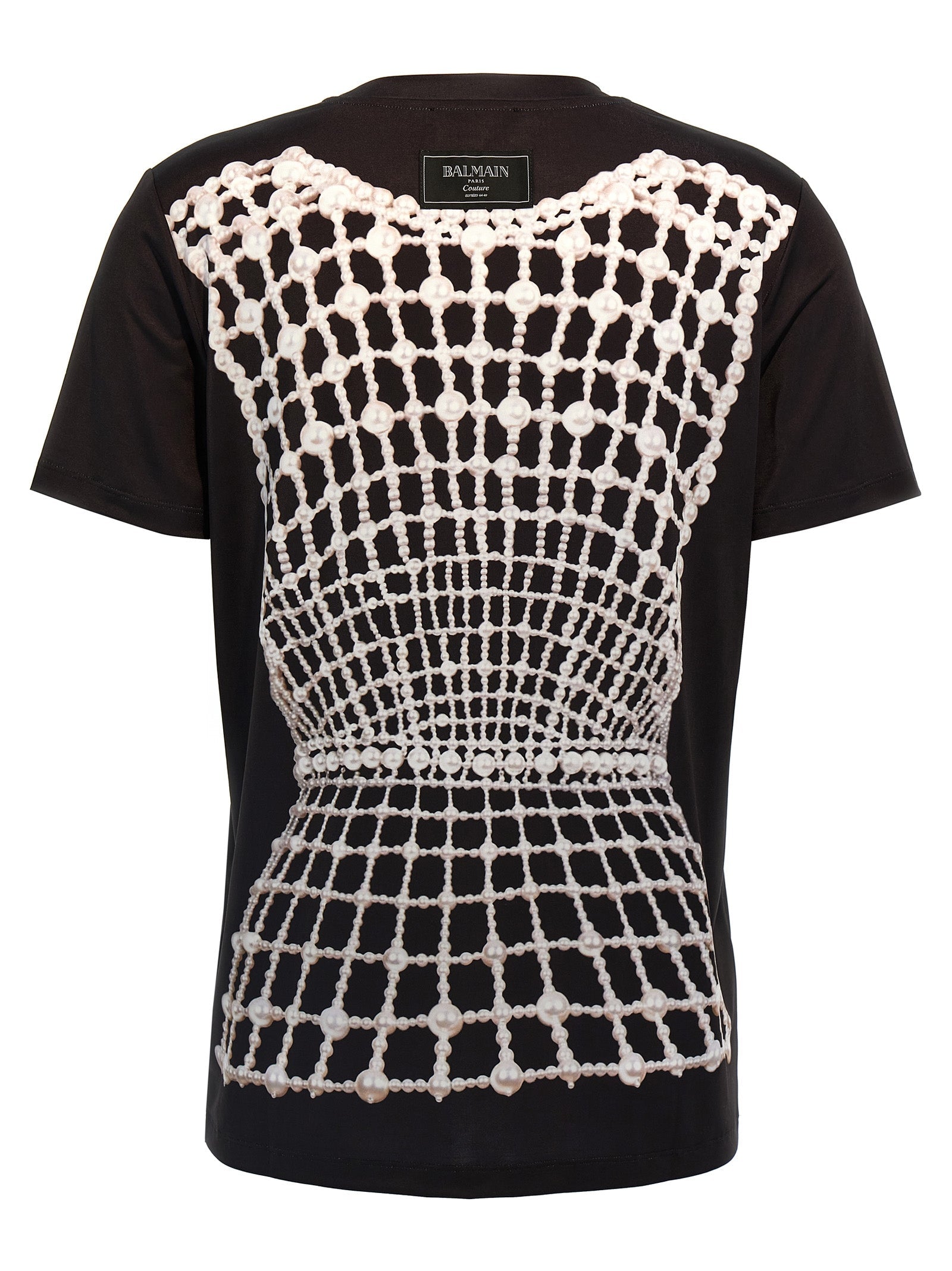 BALMAIN - BALMAIN - Trompe l’oeil t-shirt - Women’s Tops