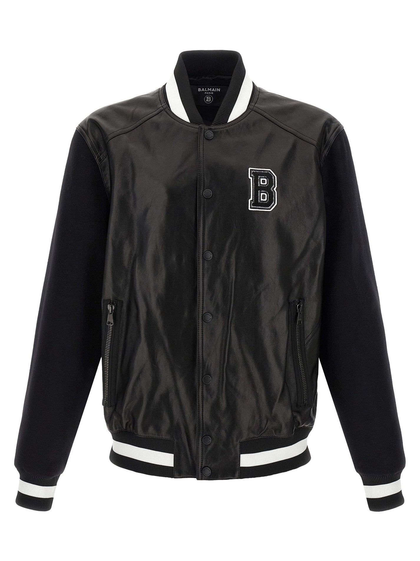 BALMAIN - BALMAIN - ’Varsity’ bomber jacket - Men’s Outerwear