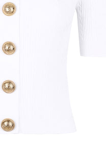 Balmain - Balmain Sweaters White - Topwear