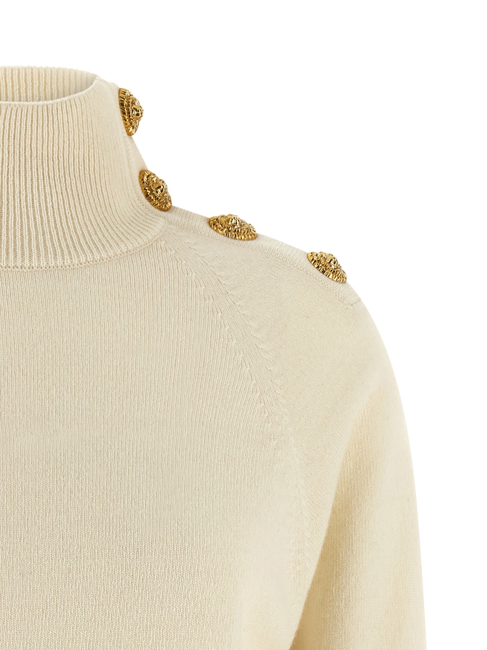 BALMAIN - BALMAIN - Cashmere wool sweater - Women’s Knitwear