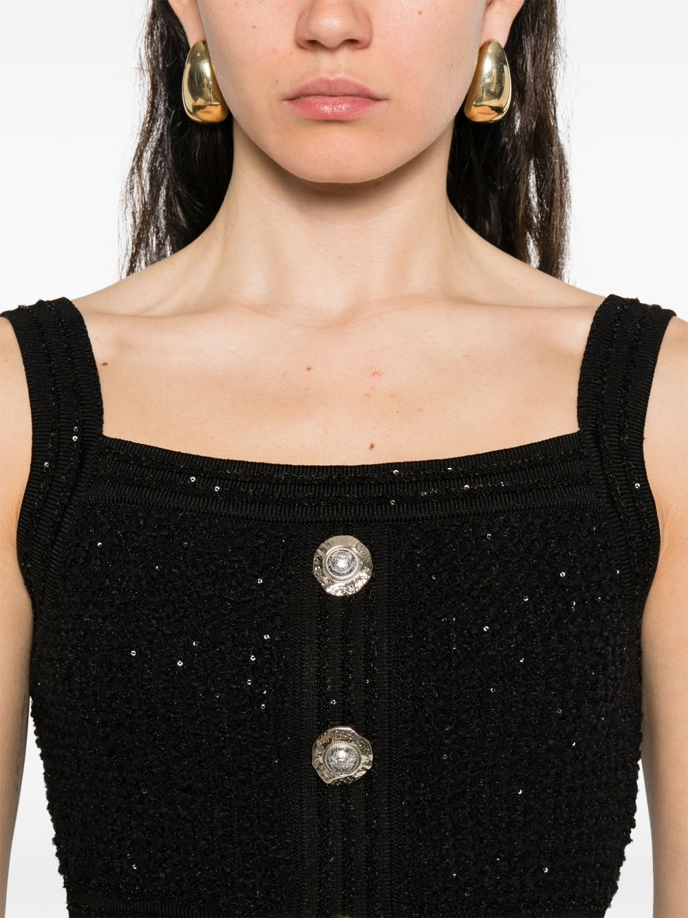 Balmain - Balmain Top Black - Topwear