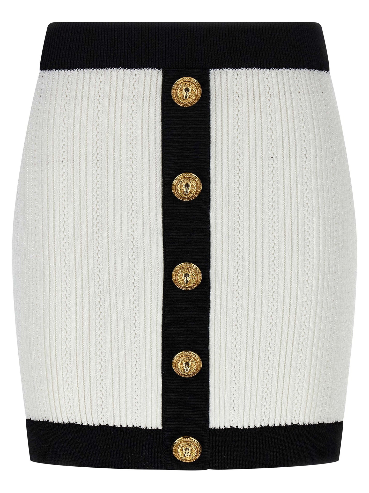 BALMAIN - BALMAIN - Two-tone miniskirt - Women’s Bottoms