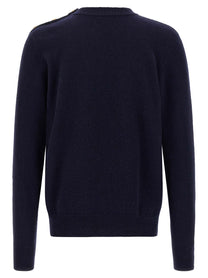 BALMAIN - BALMAIN - ’Leone catena’ button sweater - Men’s Knitwear