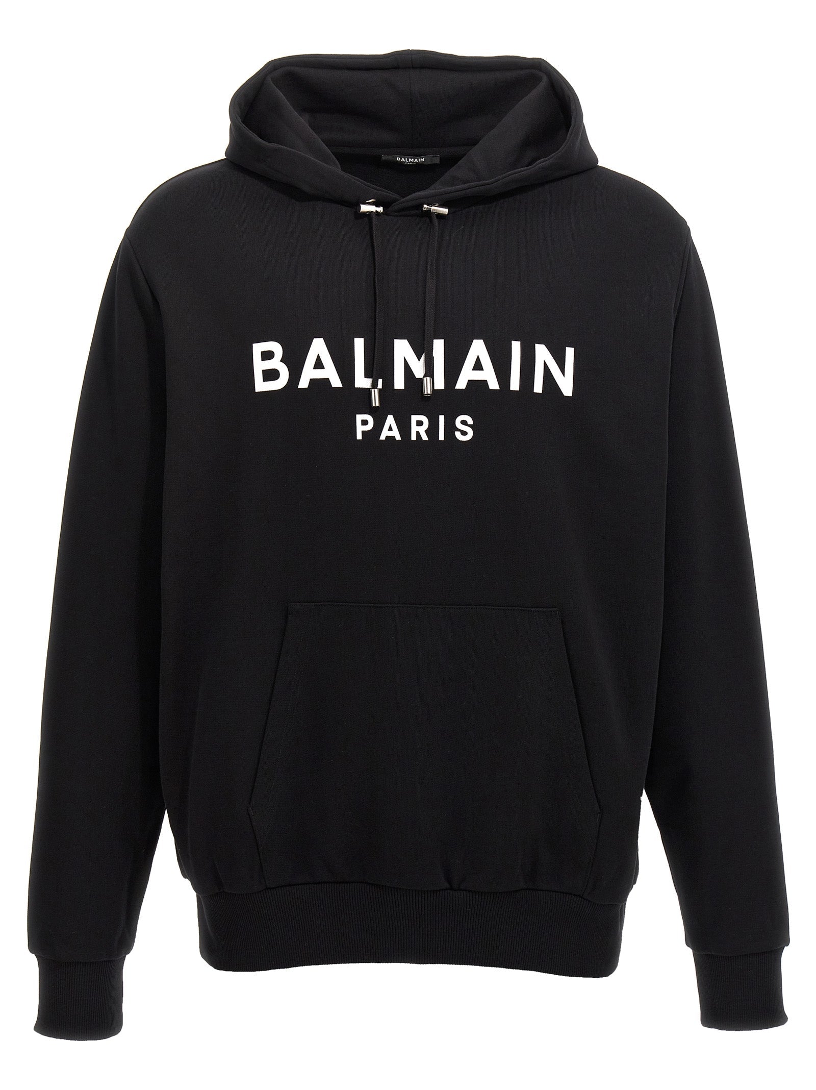 BALMAIN - BALMAIN - Logo print hoodie - Men’s Sweatshirts