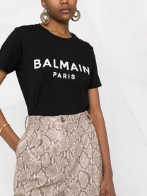 Balmain - Balmain T-shirts and Polos Black - Women’s Clothing