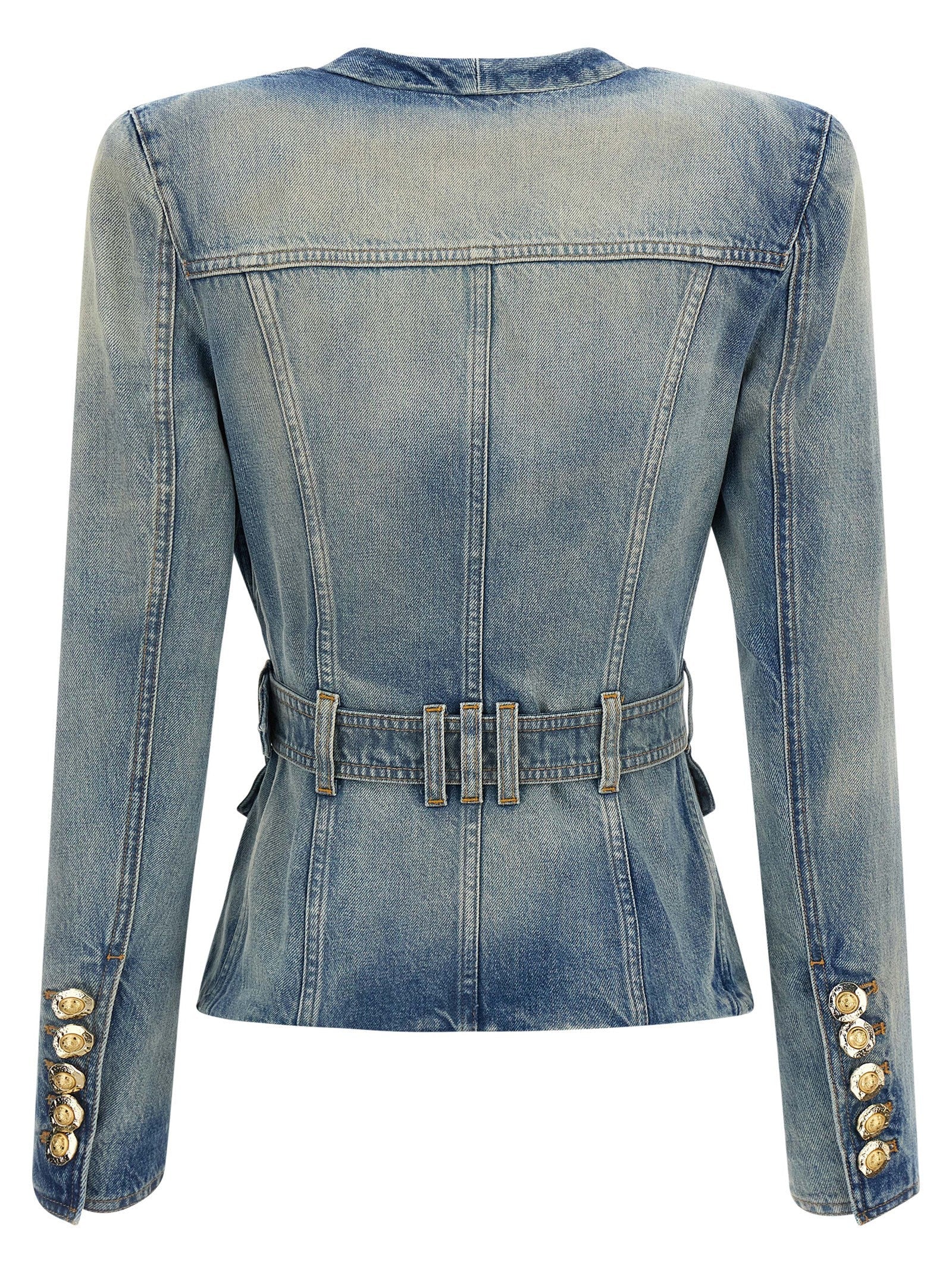 BALMAIN - BALMAIN - Denim blazer - Women’s Clothing