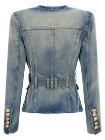 BALMAIN - BALMAIN - Denim blazer - Women’s Clothing