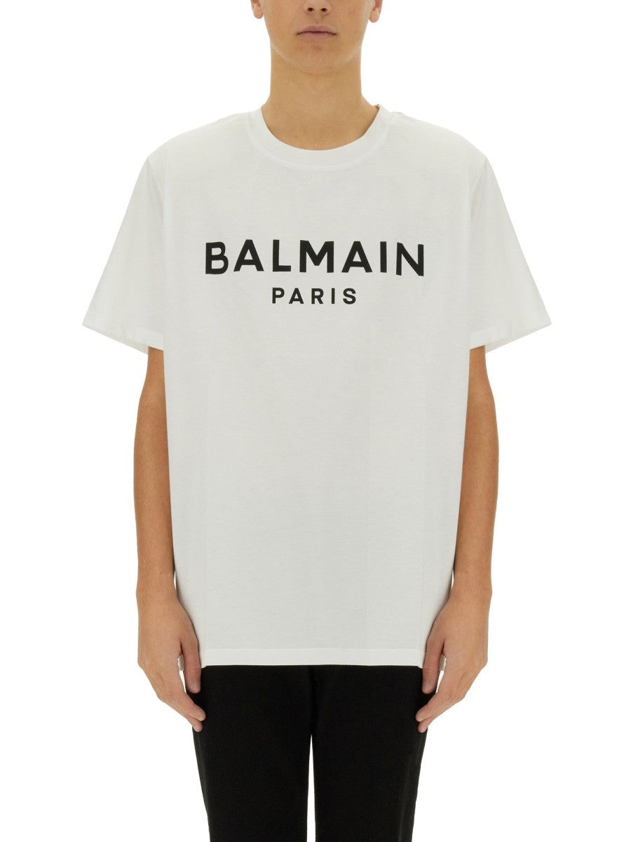 Balmain - Balmain T Shirt With Logo - Men’s Tops