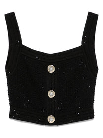 Balmain - Balmain Top Black - Topwear