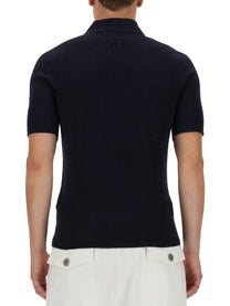 Balmain - Balmain Polo With Logo Patch - Men’s Tops