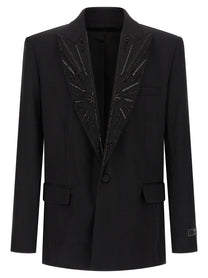 BALMAIN - BALMAIN - Crystal blazer - Men’s Clothing