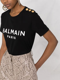 Balmain - Balmain T-shirts and Polos Black - Women’s Clothing