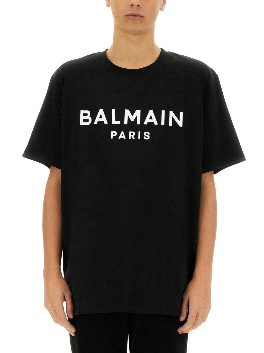 Balmain - Balmain T Shirt With Logo - Men’s Tops